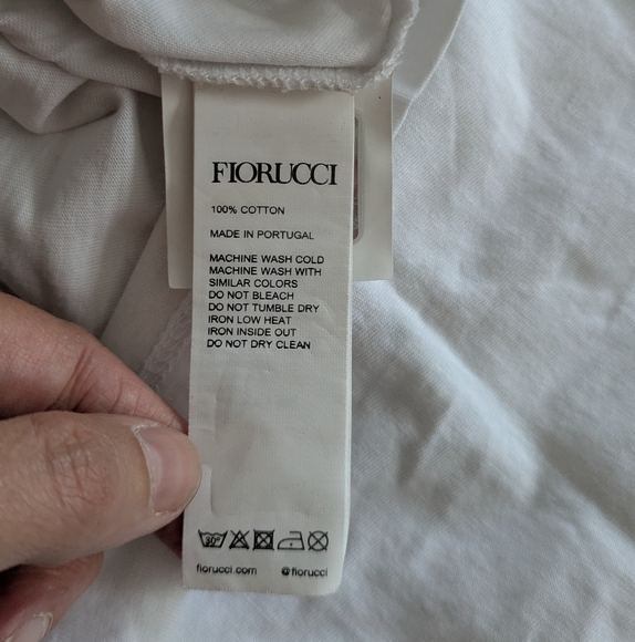Fiorucci White Angel Print Cropped Top - Picture 6 of 8